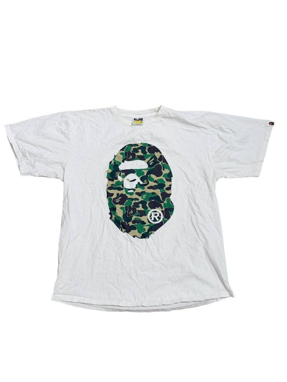 BAPE ABC Camo Big Ape Head Tee 2XL
